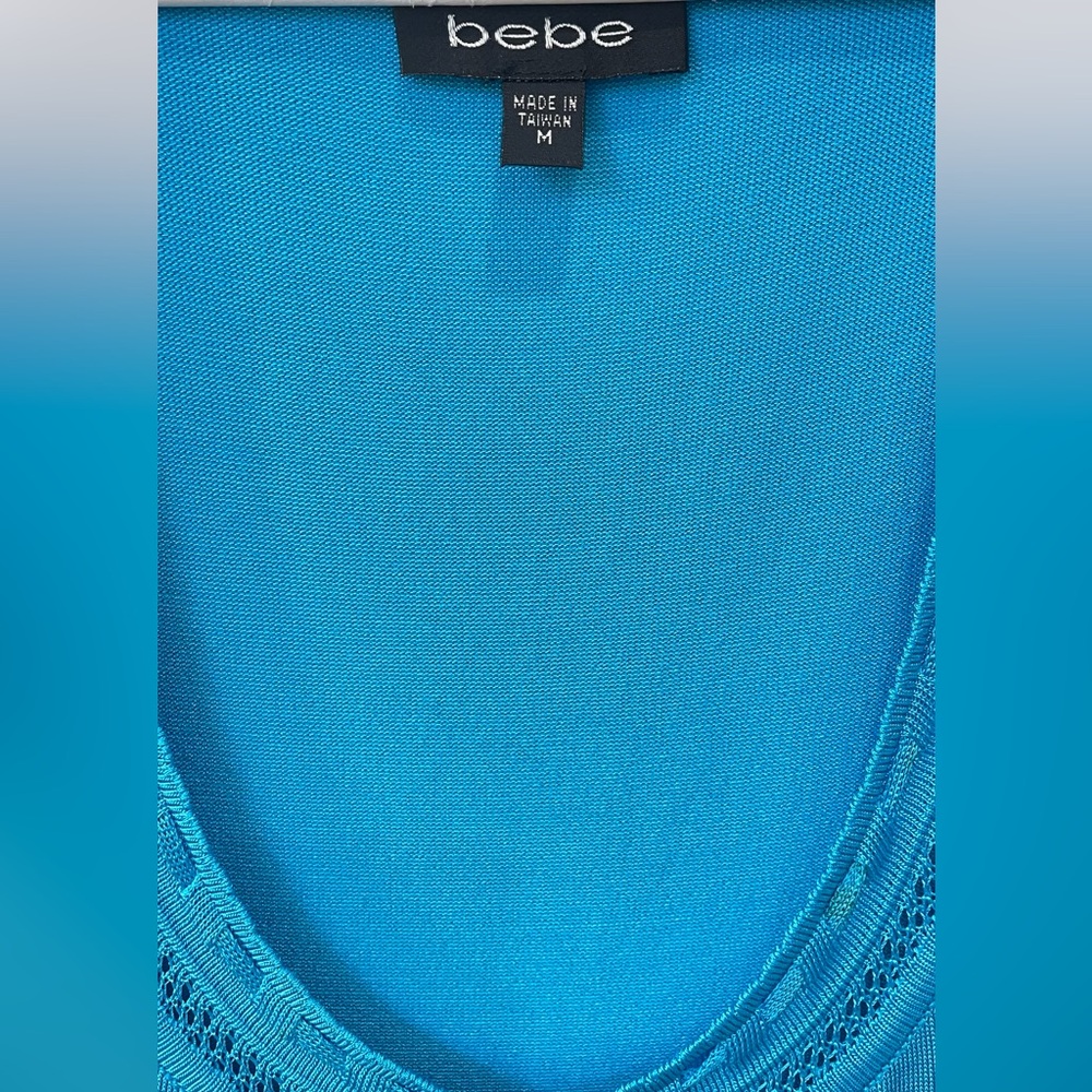 bebe Blue Midi Dress - Picture 2 of 4